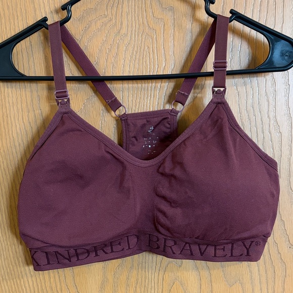 Kindred Bravely Other - Kindred Bravely Women’s Burgundy Sublime Pumping & Nursing Sports Bra Large